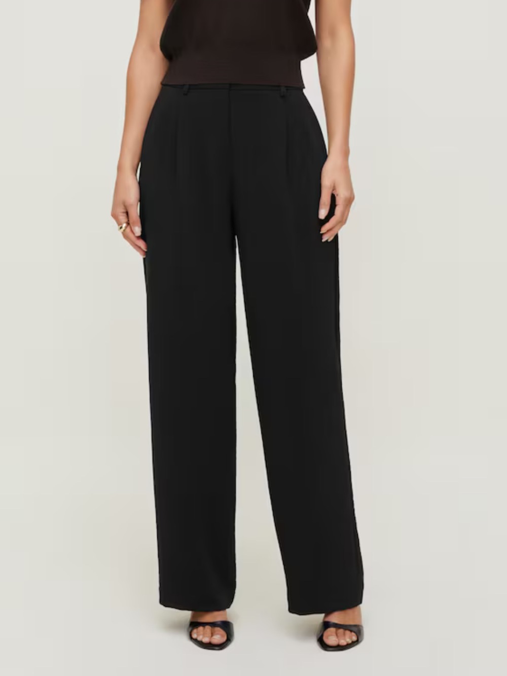 Dynamite Wide Leg Pants in black